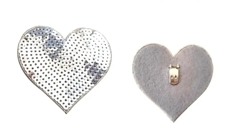 Prinsessen Schoenen Schoenclip - Shoe Clip Hart Zilver 2 Prinsessen Schoenen Schoenclip - Shoe Clip Hart Zilver - Afbeelding 2