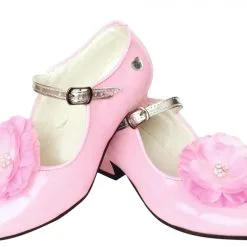 Prinsessen Schoenen Lichtroze Bloem + Gratis Kadootje