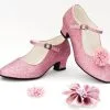 Prinsessen Schoenen Lichtroze Glitter + Kadootje
