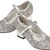 Souza For Kids Prinsessen Schoenen Zilver Glitter Frozen + Gratis Armbandje