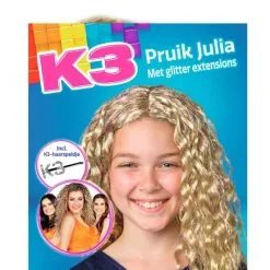 K3 - Studio100 K3 Verkleedpak + Pruik - Luxe Pakket 7 K3 - Studio100 K3 Verkleedpak + Pruik - Luxe Pakket -Prinses Accessoires Winkel 4c38b60cea0546b8bc05d331e480ad631662b3d0