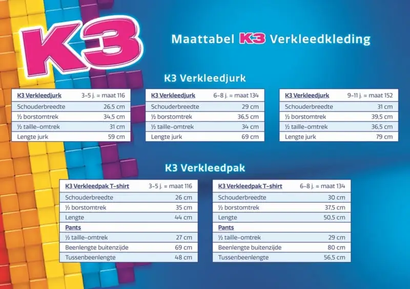 K3 - Studio100 K3 Jurkje Regenboog Blauw + Kroontje 7 K3 - Studio100 K3 Jurkje Regenboog Blauw + Kroontje - Afbeelding 7