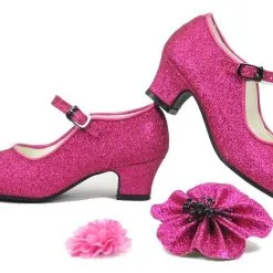 K3 Schoenen Roze Glitter + Roze Armband