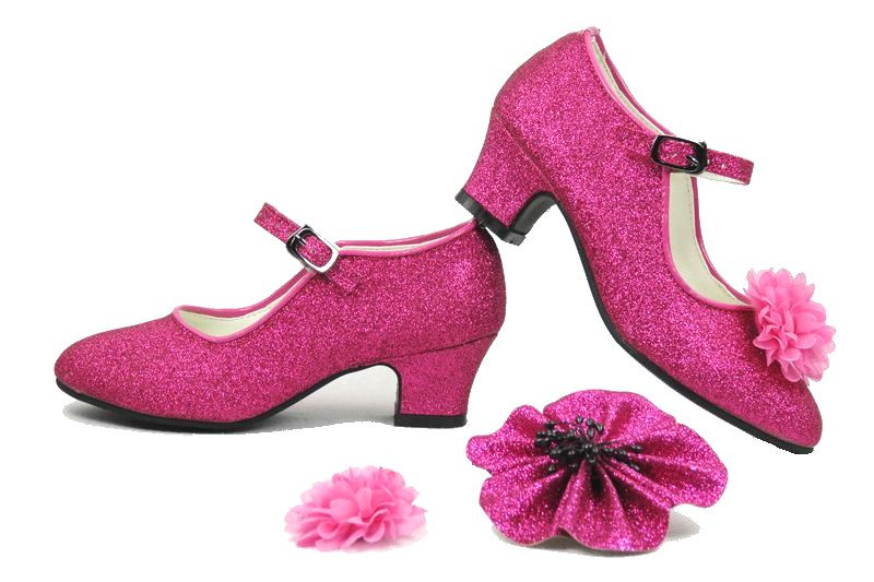 K3 Schoenen Roze Glitter + Roze Armband 1 K3 Schoenen Roze Glitter + Roze Armband