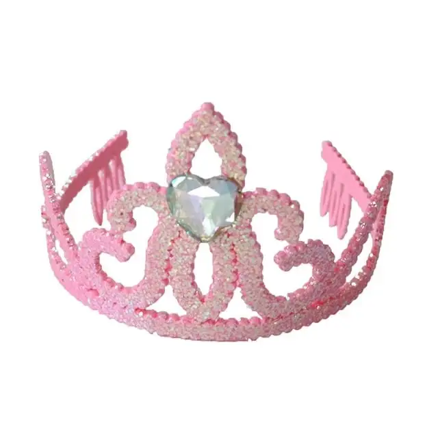 Kroontje Pink Glitter 1 Kroontje Pink Glitter