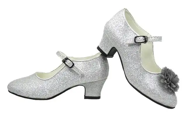 Prinsessen Schoenen Zilver Glitter + Gratis Kadootje 1 Prinsessen Schoenen Zilver Glitter + Gratis Kadootje