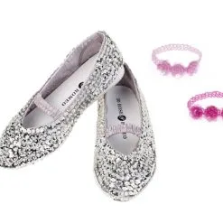 Rose And Romeo Prinsessen Schoentjes Zilver + Armbandje