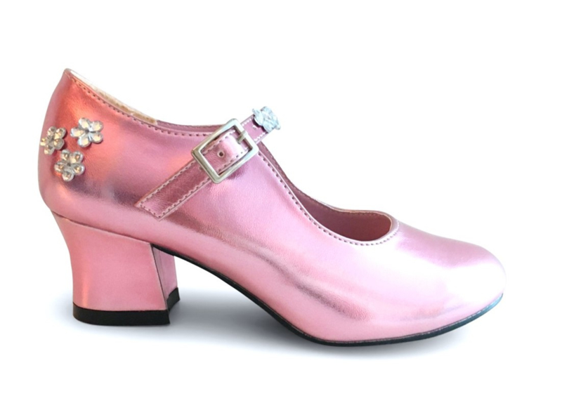Prinsessen Schoenen Pink Metalic + Kadootje 2 Prinsessen Schoenen Pink Metalic + Kadootje - Afbeelding 2