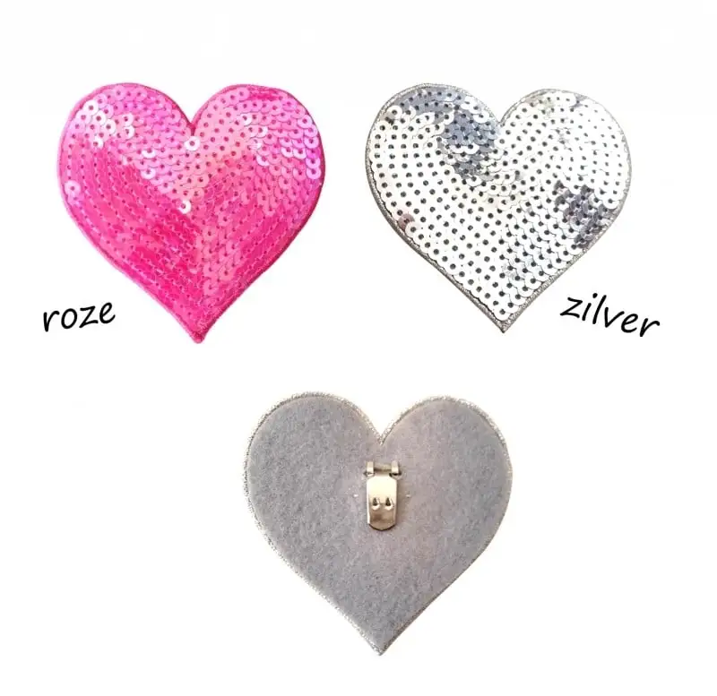 Prinsessen Schoenen Zilver Glitter Hart 3 Prinsessen Schoenen Zilver Glitter Hart - Afbeelding 3