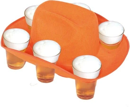 Folat Hoed - Oranje - Hoedje Bier 1 Folat Hoed - Oranje - Hoedje Bier
