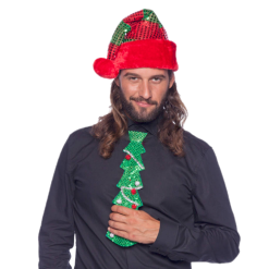 Folat Stropdas - Groen - Kerstboom