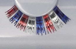 Grimas Wimpers - Rood, Wit, Blauw - Lang - Glimmend - 236 1 Grimas Wimpers - Rood, Wit, Blauw - Lang - Glimmend - 236