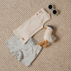 Little Dutch Zonnebril - Rond - Blauw - Met Botenprint - Voor Kinderen -Prinses Accessoires Winkel little dutch zonnebril rond blauw met botenprint v 5