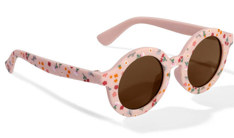 Little Dutch Zonnebril - Rond - Roze - Met Bloemenprint - Voor Kinderen 3 Little Dutch Zonnebril - Rond - Roze - Met Bloemenprint - Voor Kinderen - Afbeelding 3
