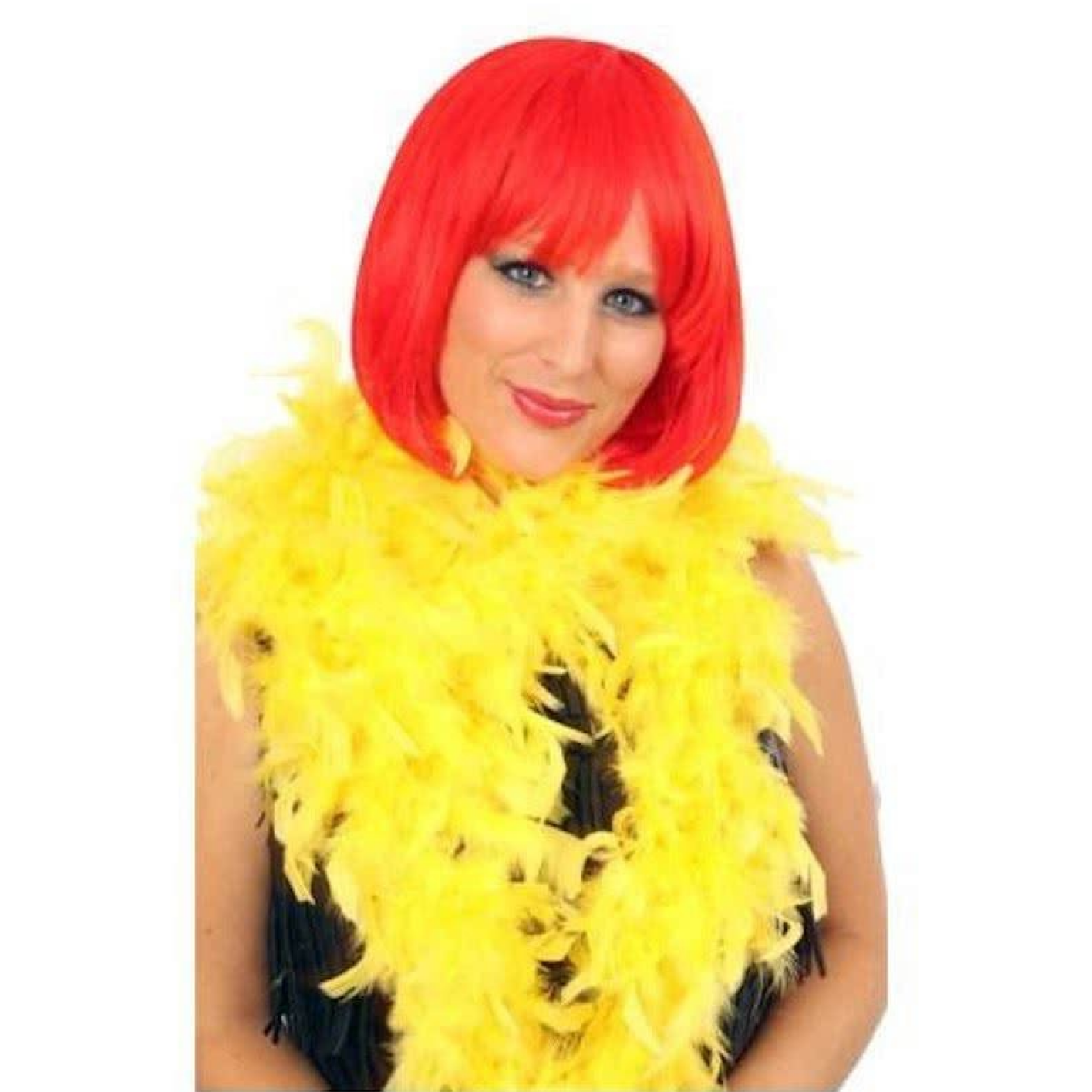 PartyXplosion Boa - Geel - 180cm - 50 Gram 2 PartyXplosion Boa - Geel - 180cm - 50 Gram - Afbeelding 2