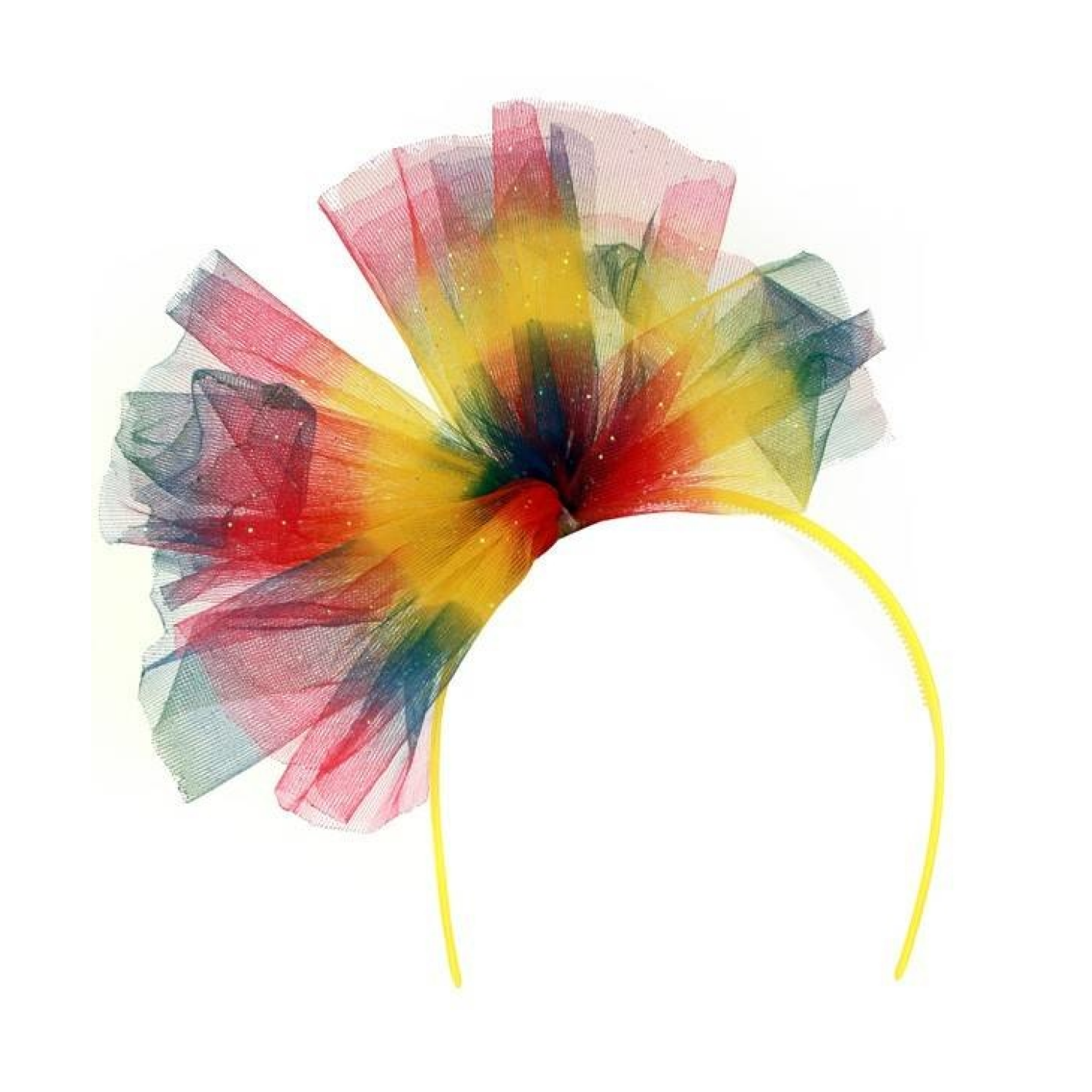 PartyXplosion Diadeem - Regenboog - Tule 1 PartyXplosion Diadeem - Regenboog - Tule