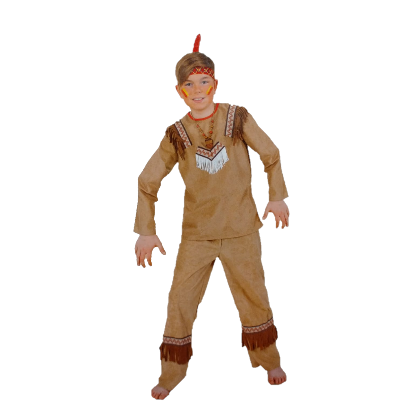 PartyXplosion Indiaan - Kostuum - Kleine Wolf - Mt.116 1 PartyXplosion Indiaan - Kostuum - Kleine Wolf - Mt.116