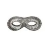 PartyXplosion Oogmasker - Farfalla - Zilver - Glitter