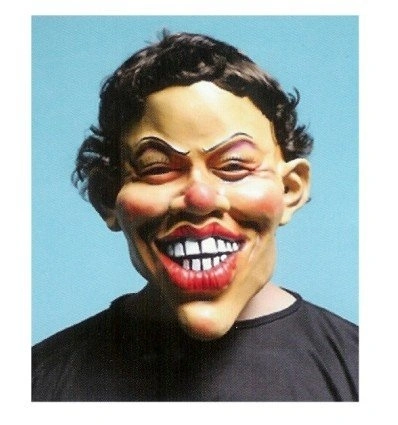 Witbaard Masker - Grote Glimlach - Jantje 2 Witbaard Masker - Grote Glimlach - Jantje - Afbeelding 2